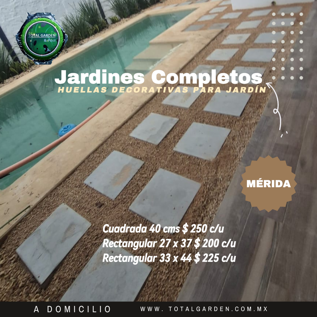 Huella 40 x 40 cuadrada de cemento blanco