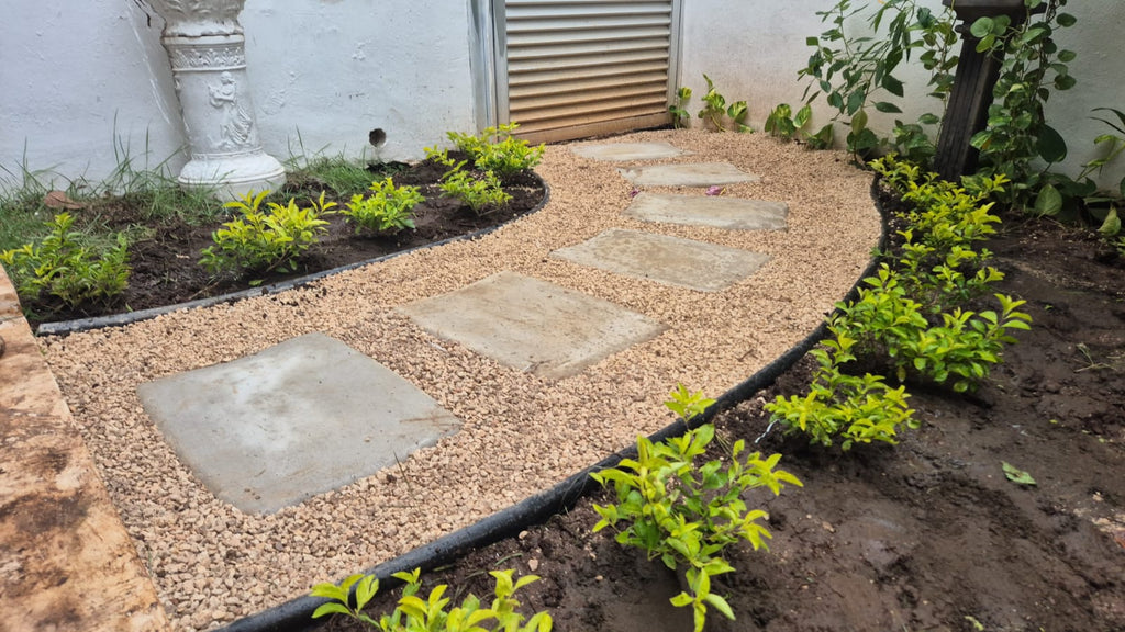 Huella de 33 x 44 Rectangular cemento blanco