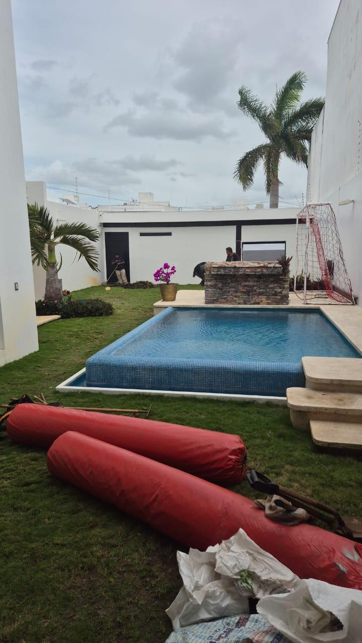 Pasto sintético de 30mm con instalación